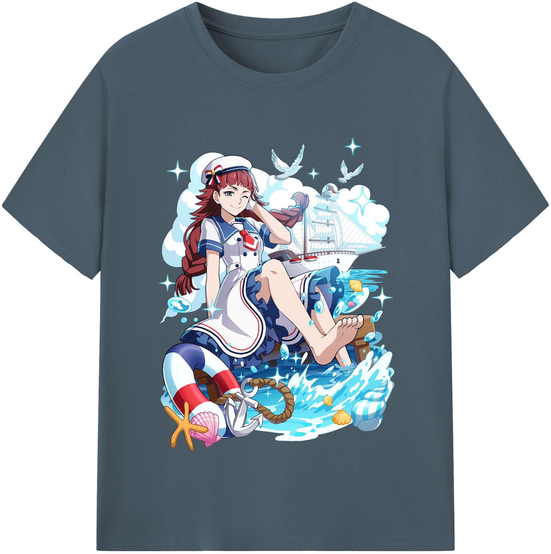 （画像用） 文豪ストレイドッグス Bungo Stray Dogs 綿100％半袖Tシャツ（フロントプリント）
